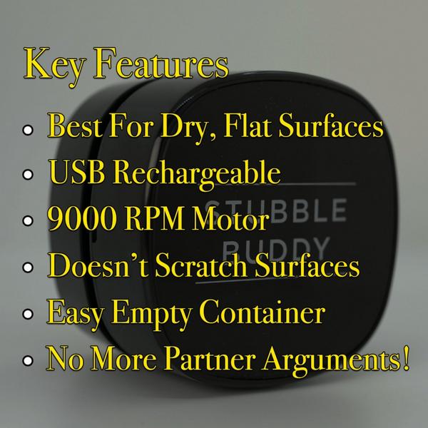 Pete & Pedro The Stubble Buddy - The Beard, Mustache & Manscaping Cleanup Trimmings Mini-Vacuum Tool #2