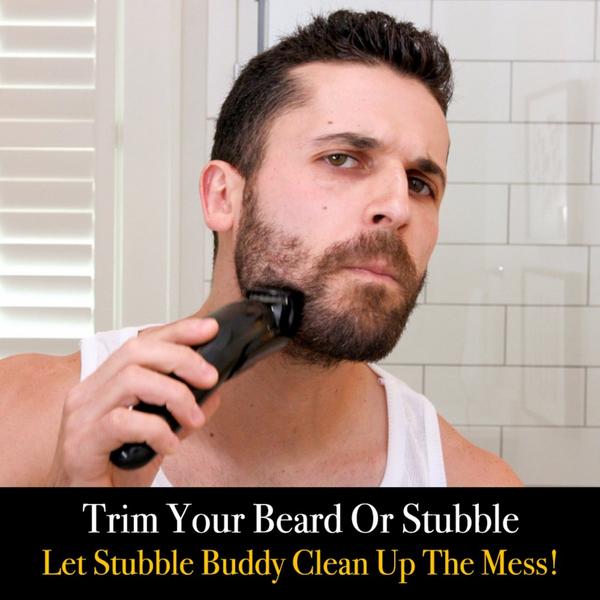 Pete & Pedro The Stubble Buddy - The Beard, Mustache & Manscaping Cleanup Trimmings Mini-Vacuum Tool #5