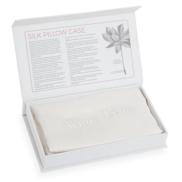White Lotus Beauty 100% Mulberry Silk Pillowcase Cruelty Free #3