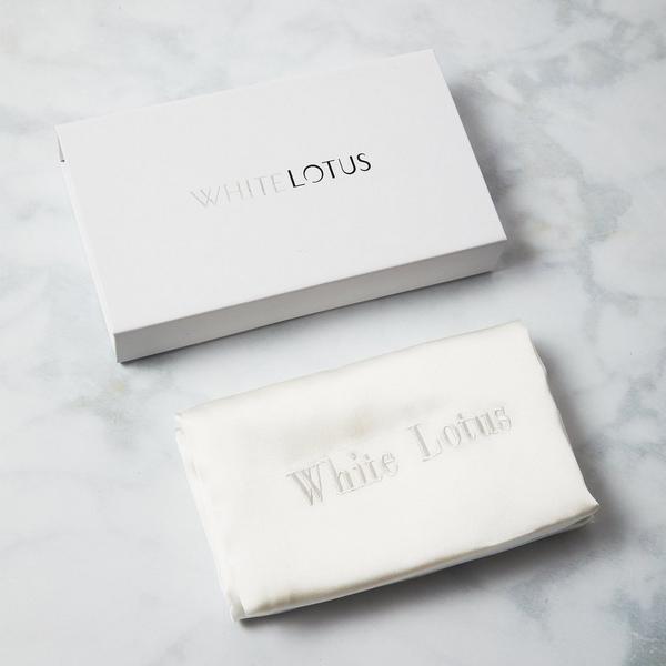 White Lotus Beauty 100% Mulberry Silk Pillowcase Cruelty Free #8