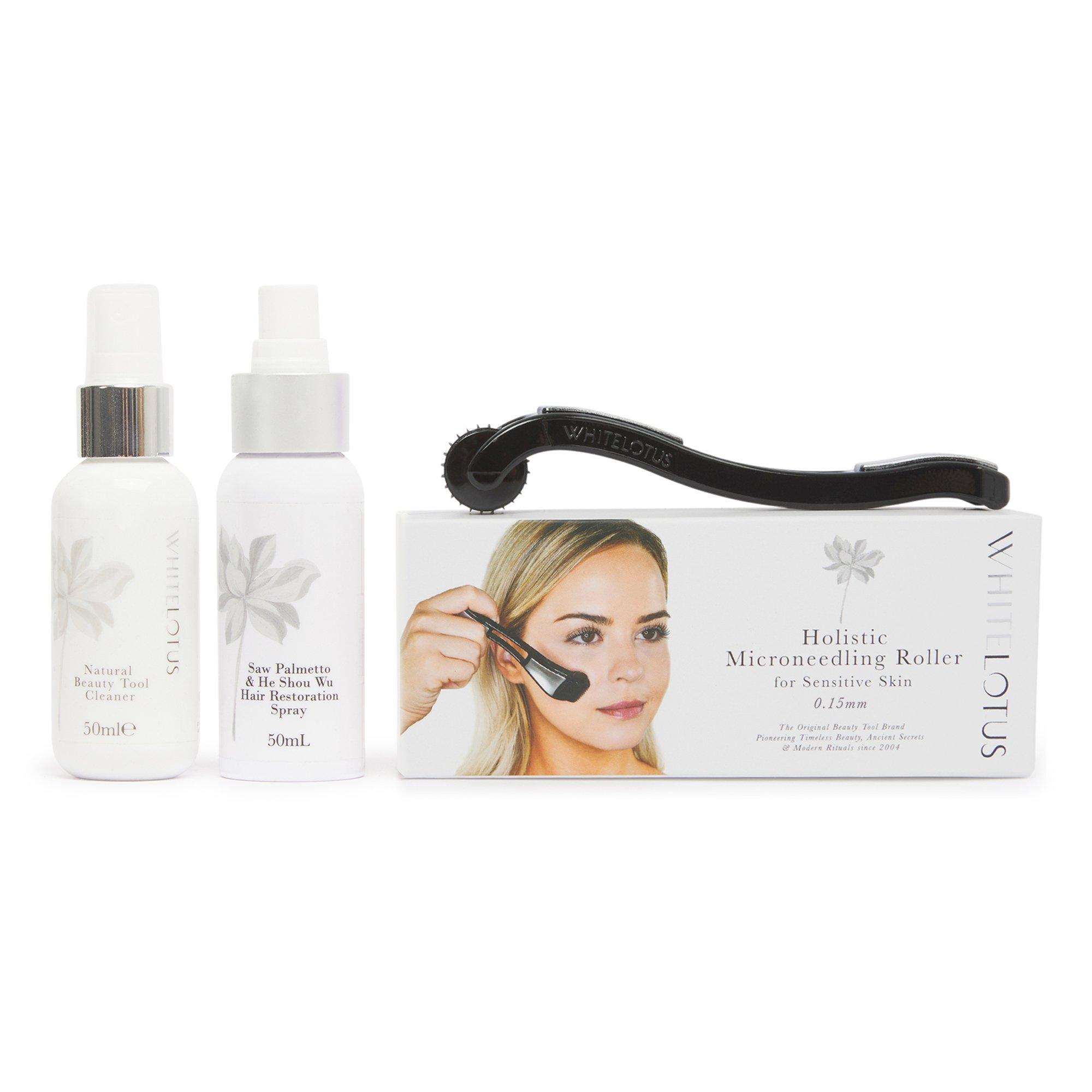 White Lotus Beauty Holistic Dermaroller Kit For Hair #1