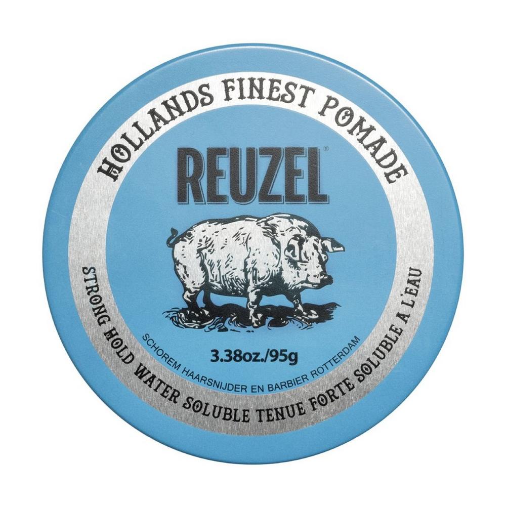 Reuzel Blue Water Based Pomade High Shine Strong Hold