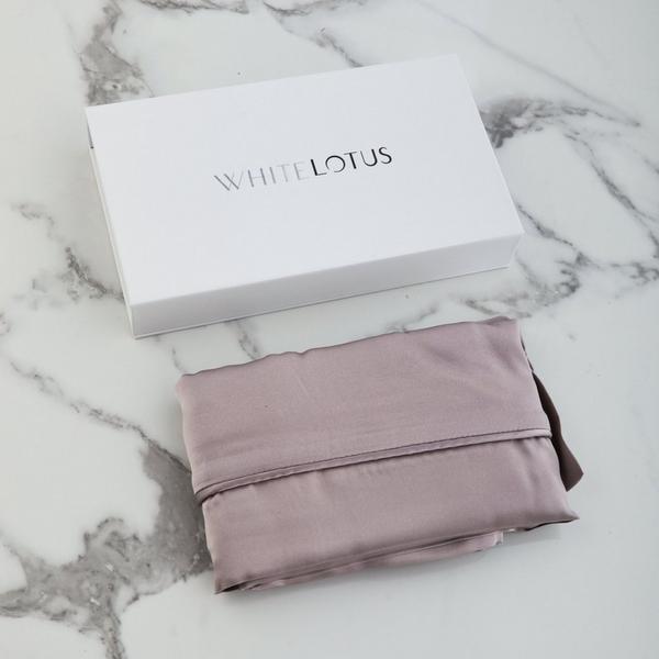 White Lotus Beauty 100% Mulberry Silk Pillowcase Cruelty Free #5