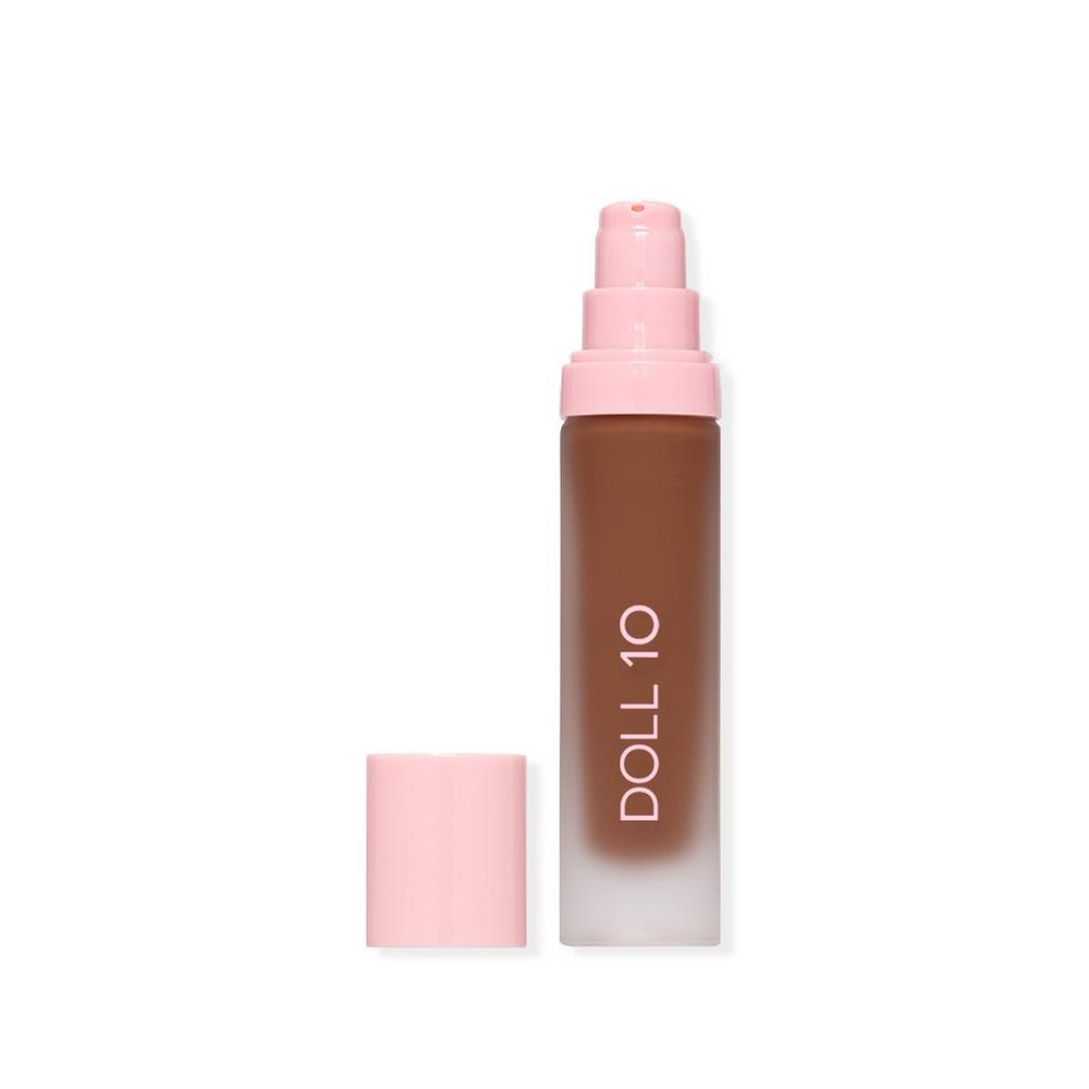 Doll 10 T.c.e This Covers Everything Super Coverage Serum Makeup With Peptides - Rich