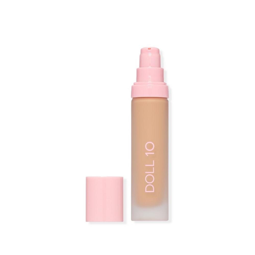 Doll 10 T.c.e This Covers Everything Super Coverage Serum Makeup With Peptides - Medium