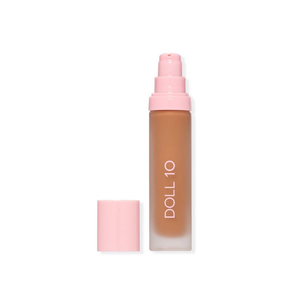 Doll 10 T.c.e This Covers Everything Super Coverage Serum Makeup With Peptides - Deep
