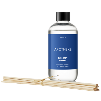 APOTHEKE Earl Grey Bitters Reed Diffuser Liquid Refill