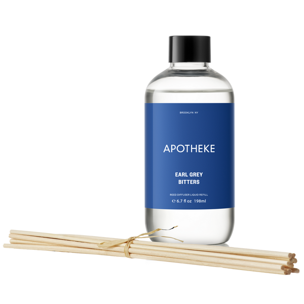 APOTHEKE Earl Grey Bitters Reed Diffuser Liquid Refill #1