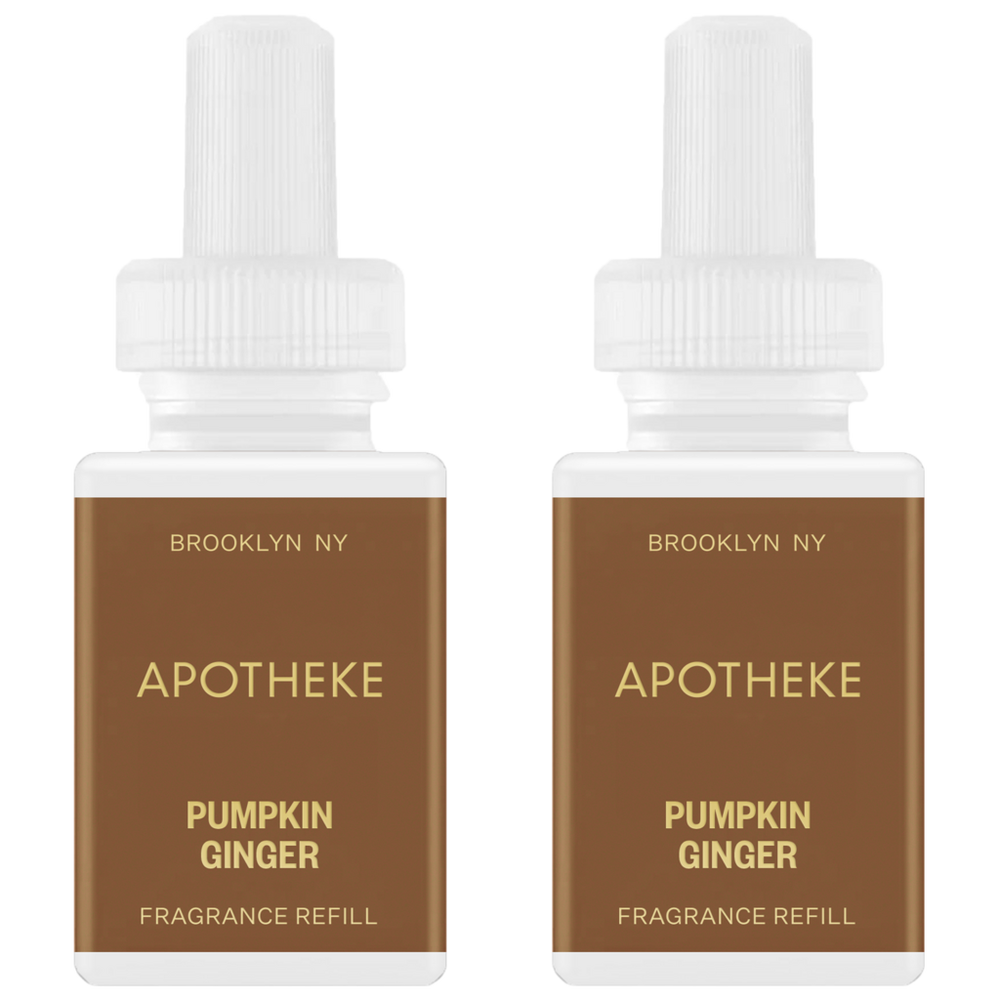 Apotheke Pumpkin Ginger Pura Smart Scent Fragrance Refill, Set Of 2