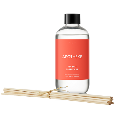 APOTHEKE Sea Salt Grapefruit Reed Diffuser Liquid Refill