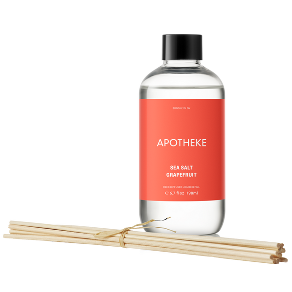 APOTHEKE Sea Salt Grapefruit Reed Diffuser Liquid Refill #1