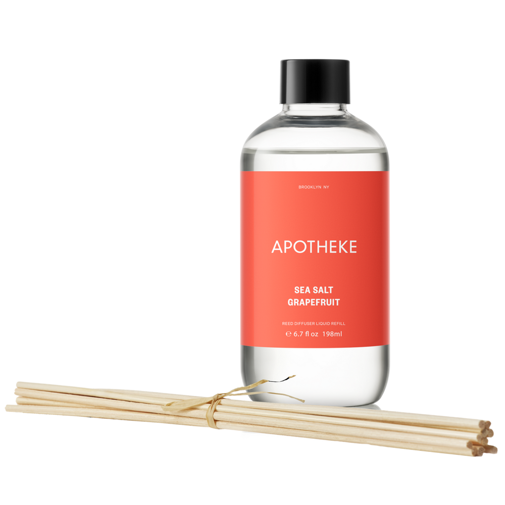 Apotheke Sea Salt Grapefruit Reed Diffuser Liquid Refill
