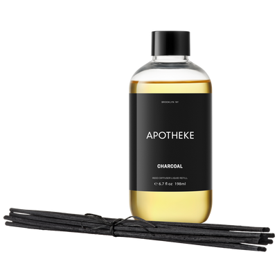 APOTHEKE Charcoal Reed Diffuser Liquid Refill