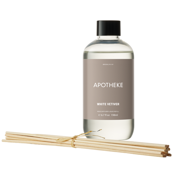APOTHEKE White Vetiver Reed Diffuser Liquid Refill #1