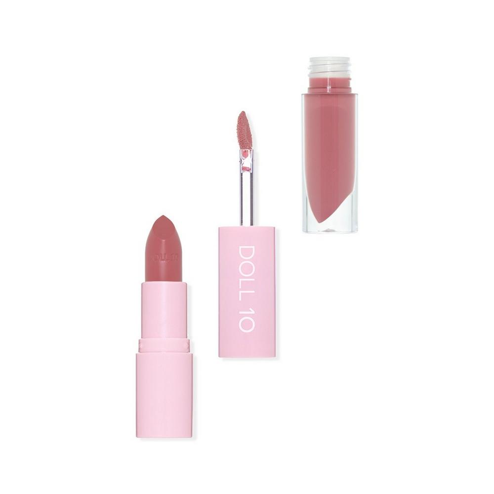 Doll 10 Doll Skin Nude Lip Wardrobe - Staycation In Brown