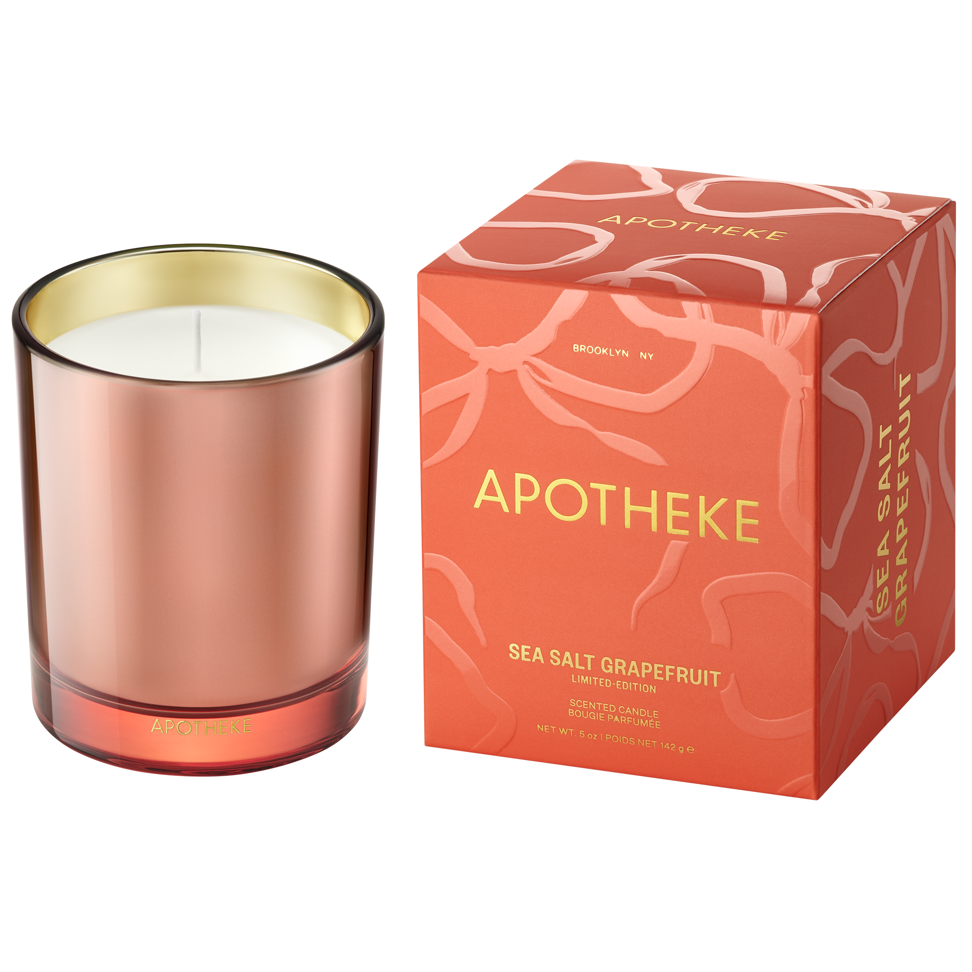 APOTHEKE Sea Salt Grapefruit Limited-Edition Specialty Petite Scented Candle #1