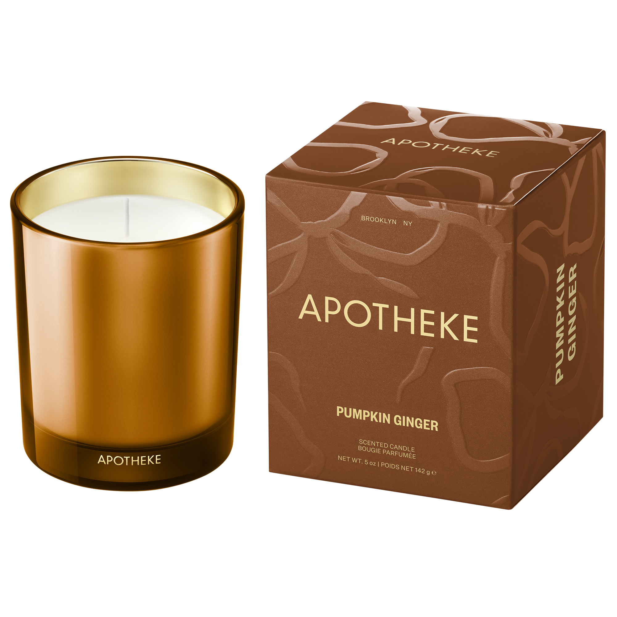APOTHEKE Pumpkin Ginger Scented Candle #1
