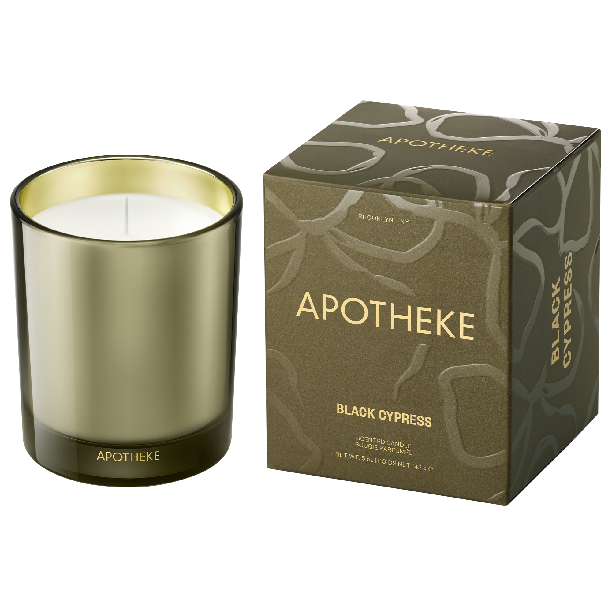 APOTHEKE Black Cypress Petite Scented Candle #1