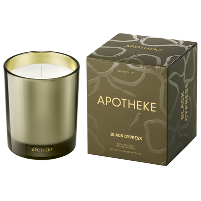 APOTHEKE Black Cypress Petite Scented Candle