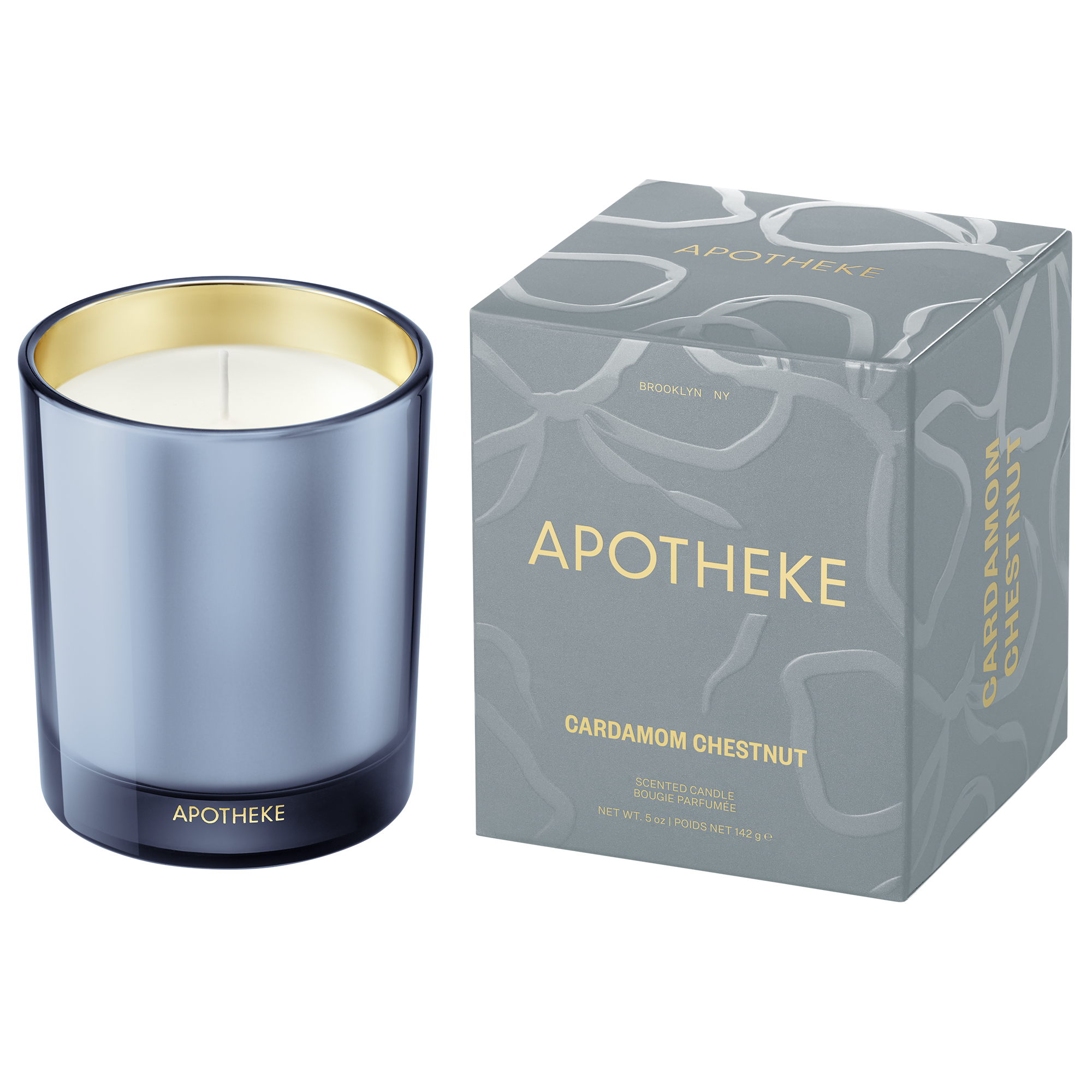 APOTHEKE Cardamom Chestnut Petite Scented Candle #1