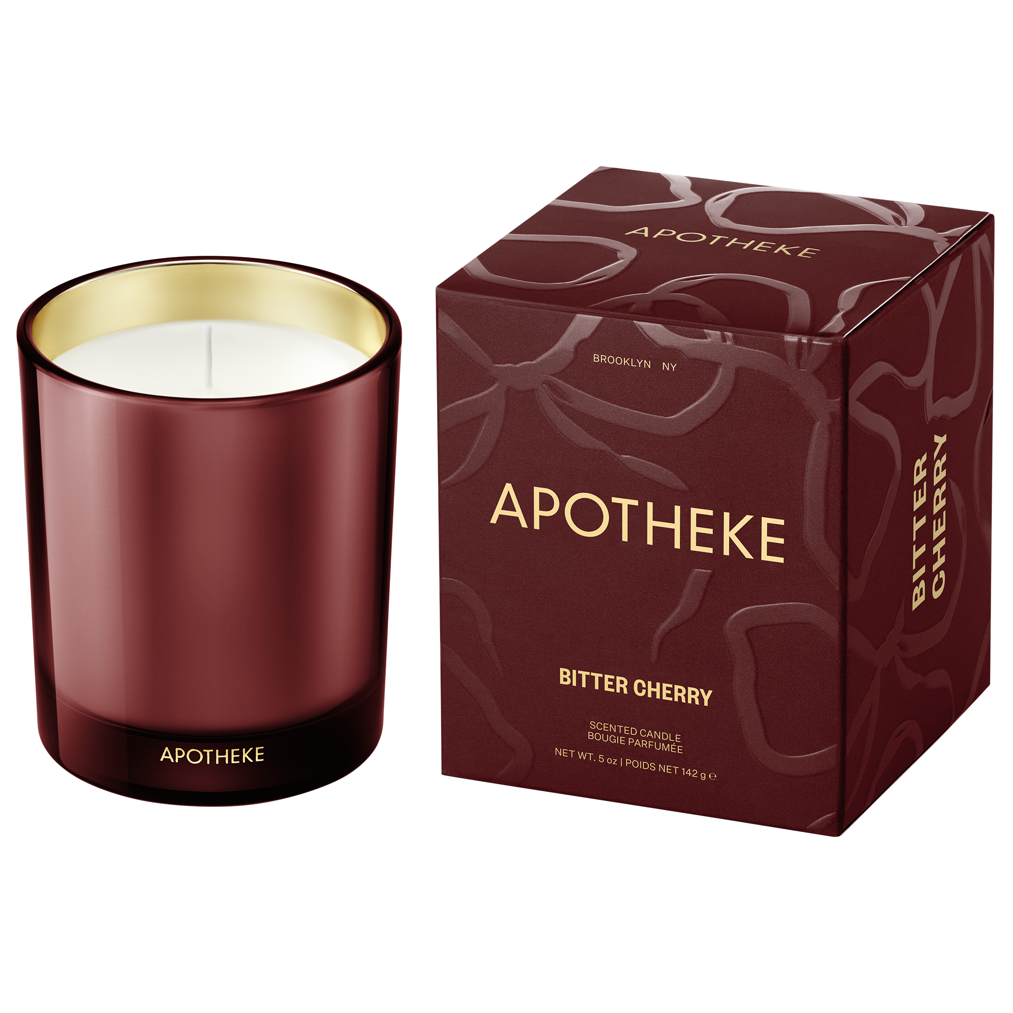 APOTHEKE Bitter Cherry Scented Candle #1