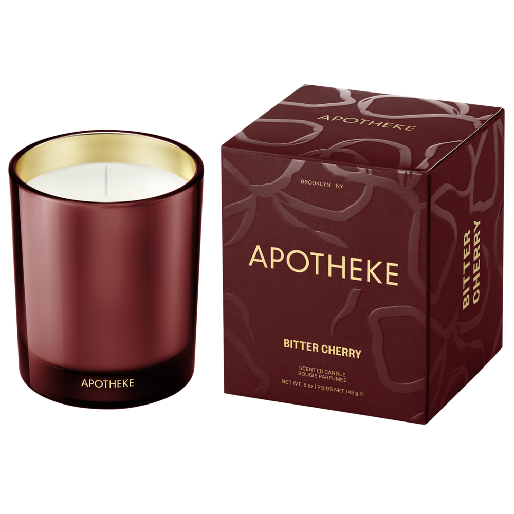 Apotheke Bitter Cherry Scented Candle - 5 Oz. Petite Candle