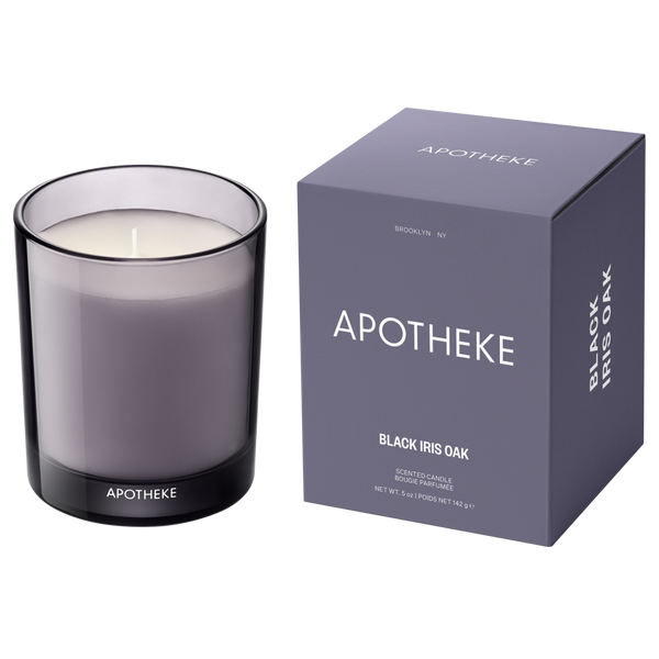 APOTHEKE Black Iris Oak Petite Scented Candle #1