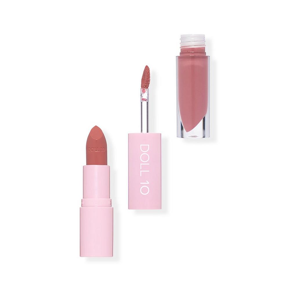 Doll 10 Doll Skin Nude Lip Wardrobe - Latte In Brown