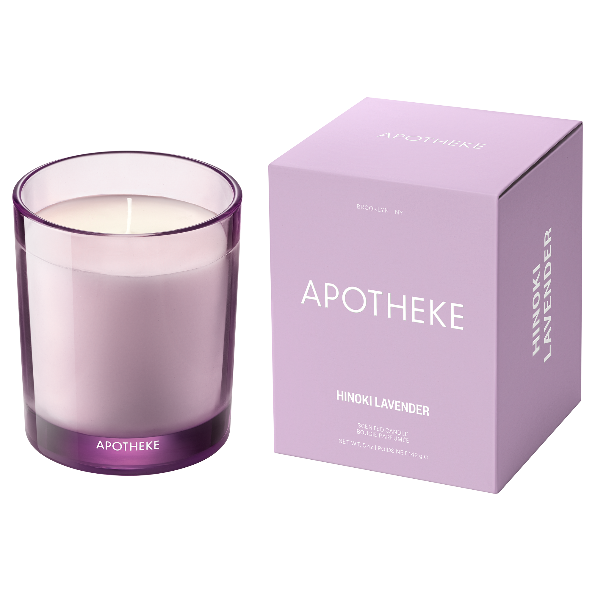 APOTHEKE Hinoki Lavender Petite Scented Candle #1
