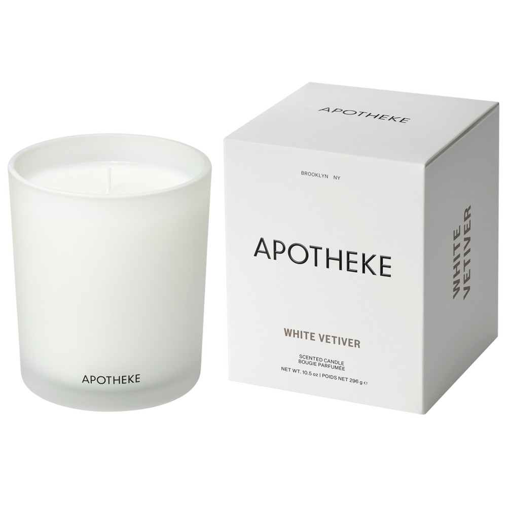 Apotheke White Vetiver Scented Candle - 10.5 Oz. Classic Scented Candle