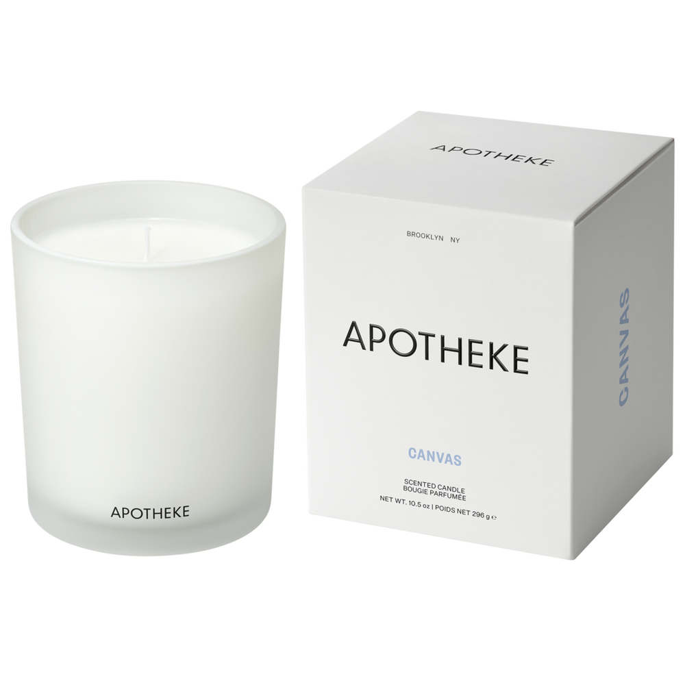 Apotheke Canvas Scented Candle - 10.5 Oz. Classic Scented Candle In White