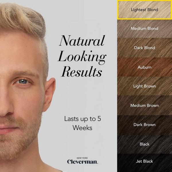 Cleverman All-In-One Beard, Hair & Touch Ups Reusable Dye Kit for Men –Natural-Looking Gray Coverage #2