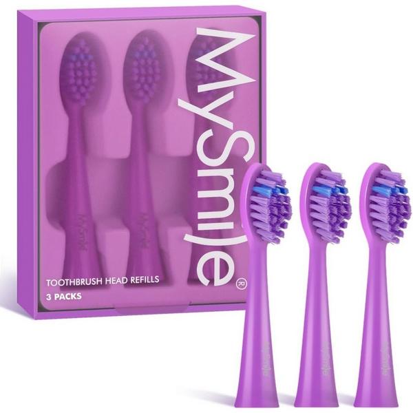MySmile DY156 Electric Toothbrush Replacement Heads (3 Pack) #1