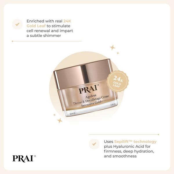 PRAI Beauty Ageless Throat & Decolletage Creme Intensive Gold #4