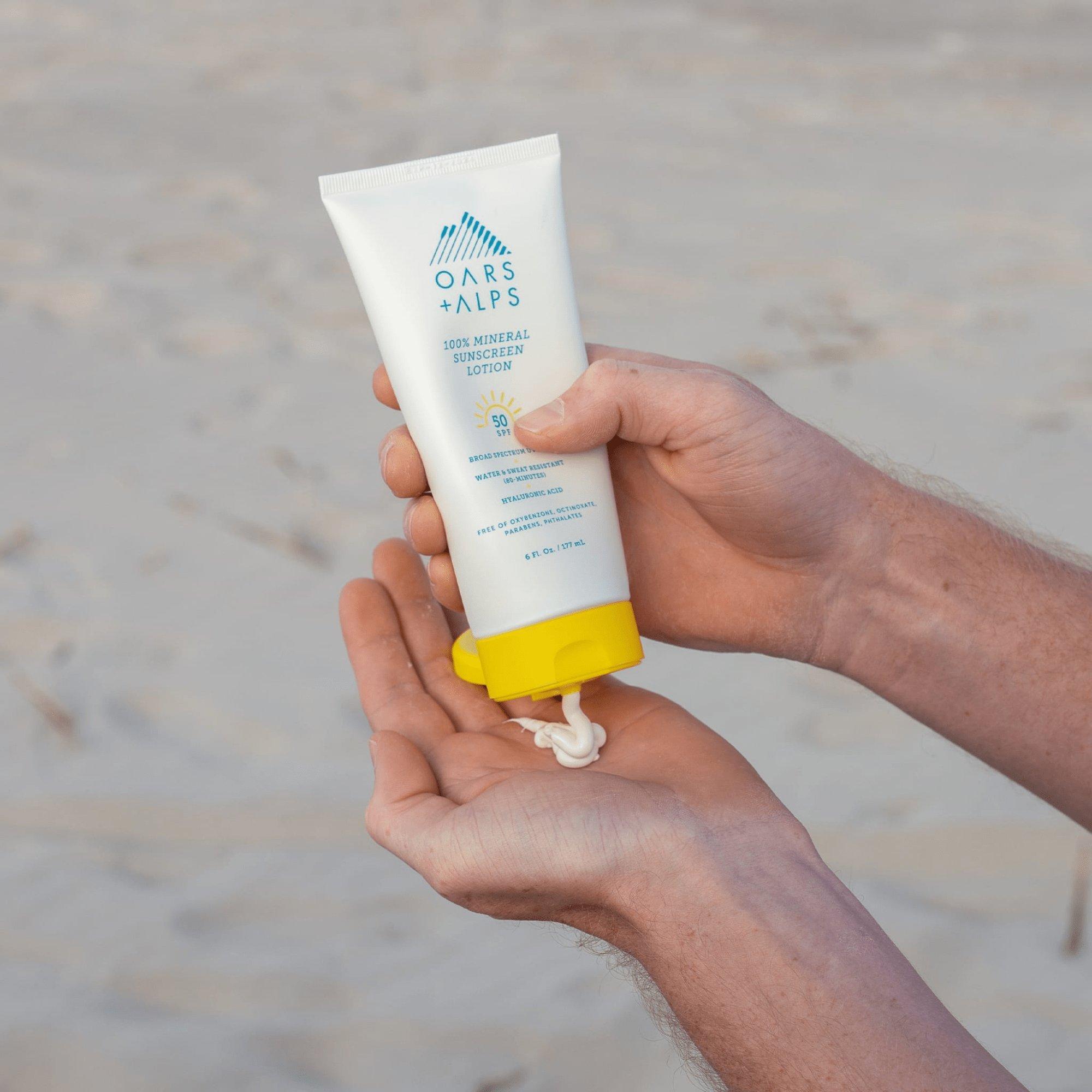 Минеральный солнцезащитный лосьон Oars + Alps SPF 50 — фото 5