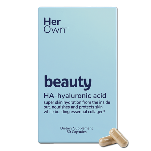 her skin glutathione Her Own - Beauty Capsules: Supports Skin Hydration with Hyaluronic Acid