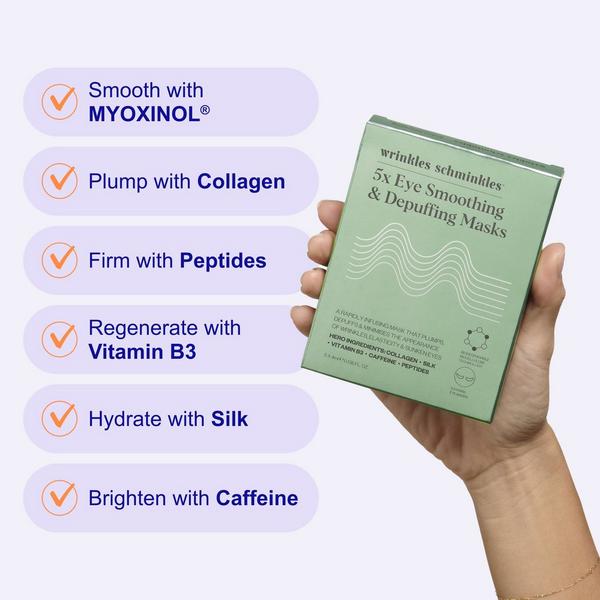 Wrinkles Schminkles Eye Smoothing & Depuffing Sheet Mask - 5 Pack #5