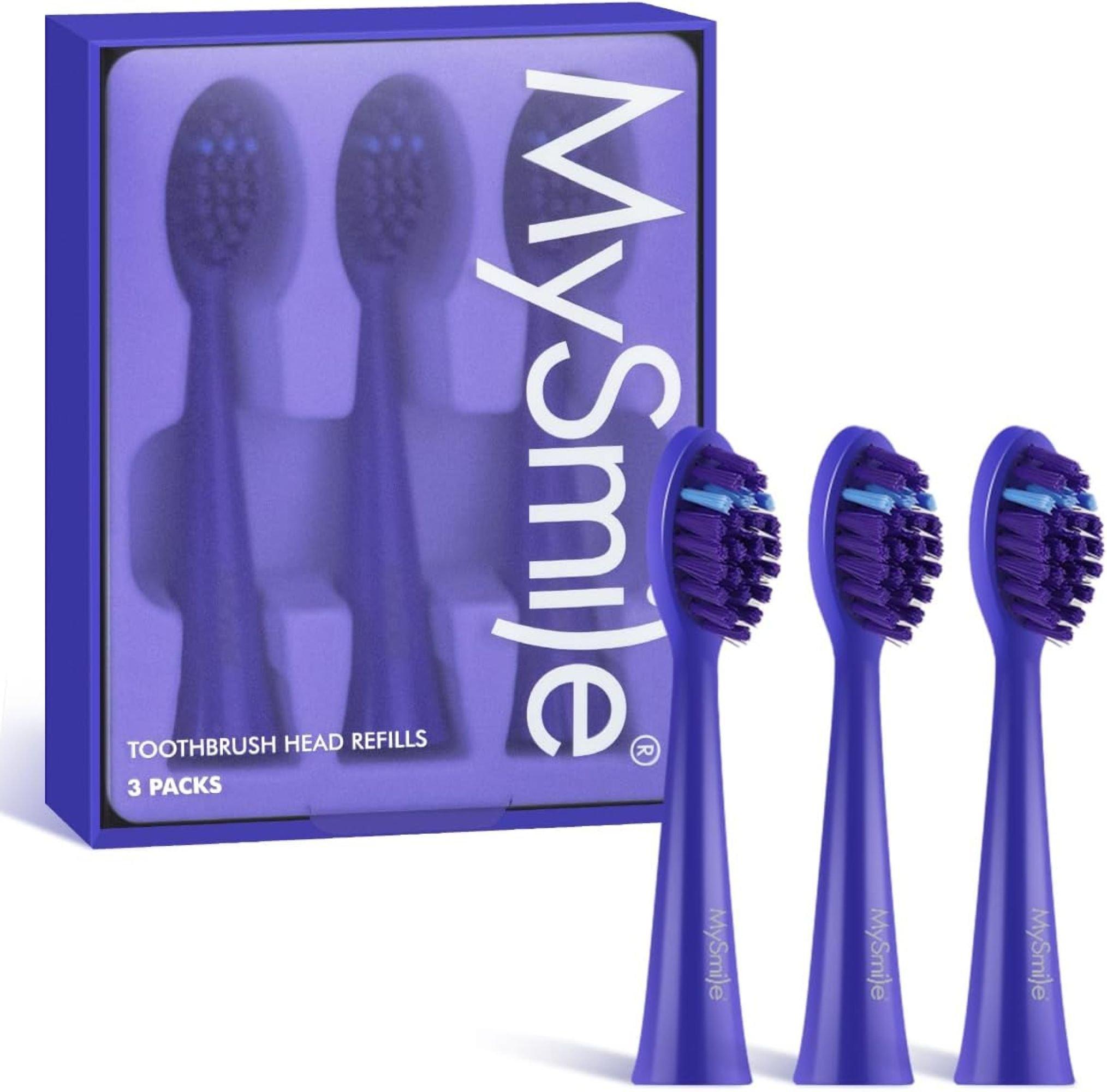MySmile DY156 Electric Toothbrush Replacement Heads (3 Pack) #1