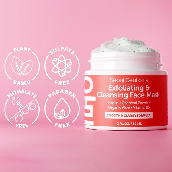 Seoul Ceuticals Korean Skin Care Exfoliating & Cleansing Face Mask #4