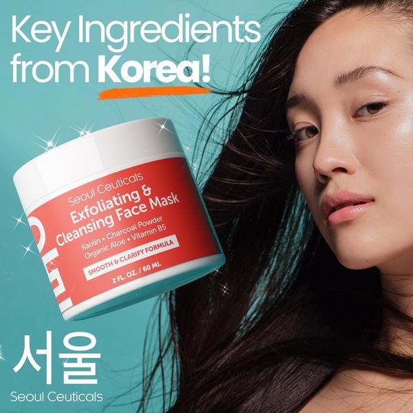 Seoul Ceuticals Korean Skin Care Exfoliating & Cleansing Face Mask #5