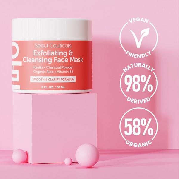 Seoul Ceuticals Korean Skin Care Exfoliating & Cleansing Face Mask #6