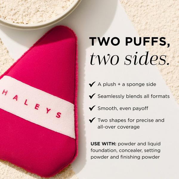 HALEYS Beauty Re-blend Dual Textured Powder Puff #2