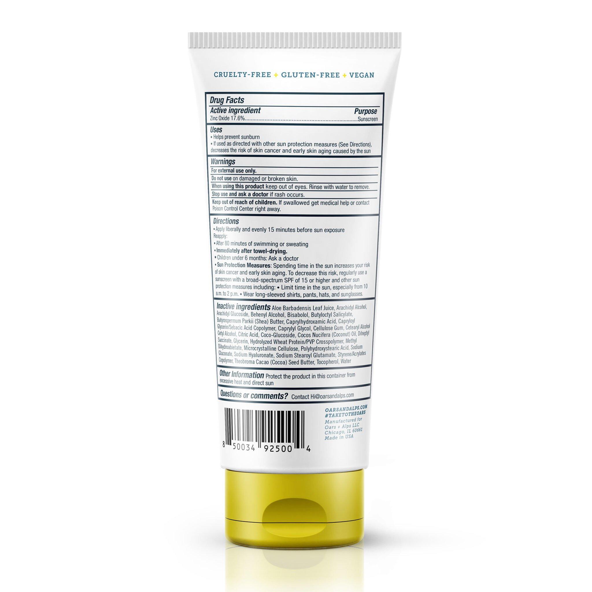 Минеральный солнцезащитный лосьон Oars + Alps SPF 30 — фото 2