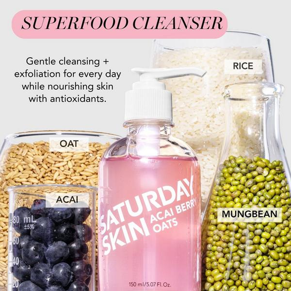 Saturday Skin Acai berry + Oats Antioxidant Gel Cleanser #5