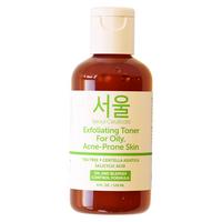 Korean Skin Care Exfoliating Toner for Oily, Acne-Prone Skin