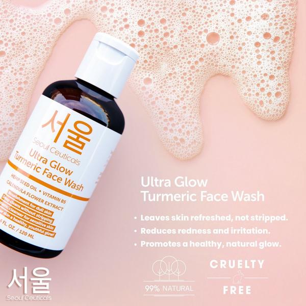 Seoul Ceuticals Korean Skin Care Ultra Glow Turmeric Face Wash #2
