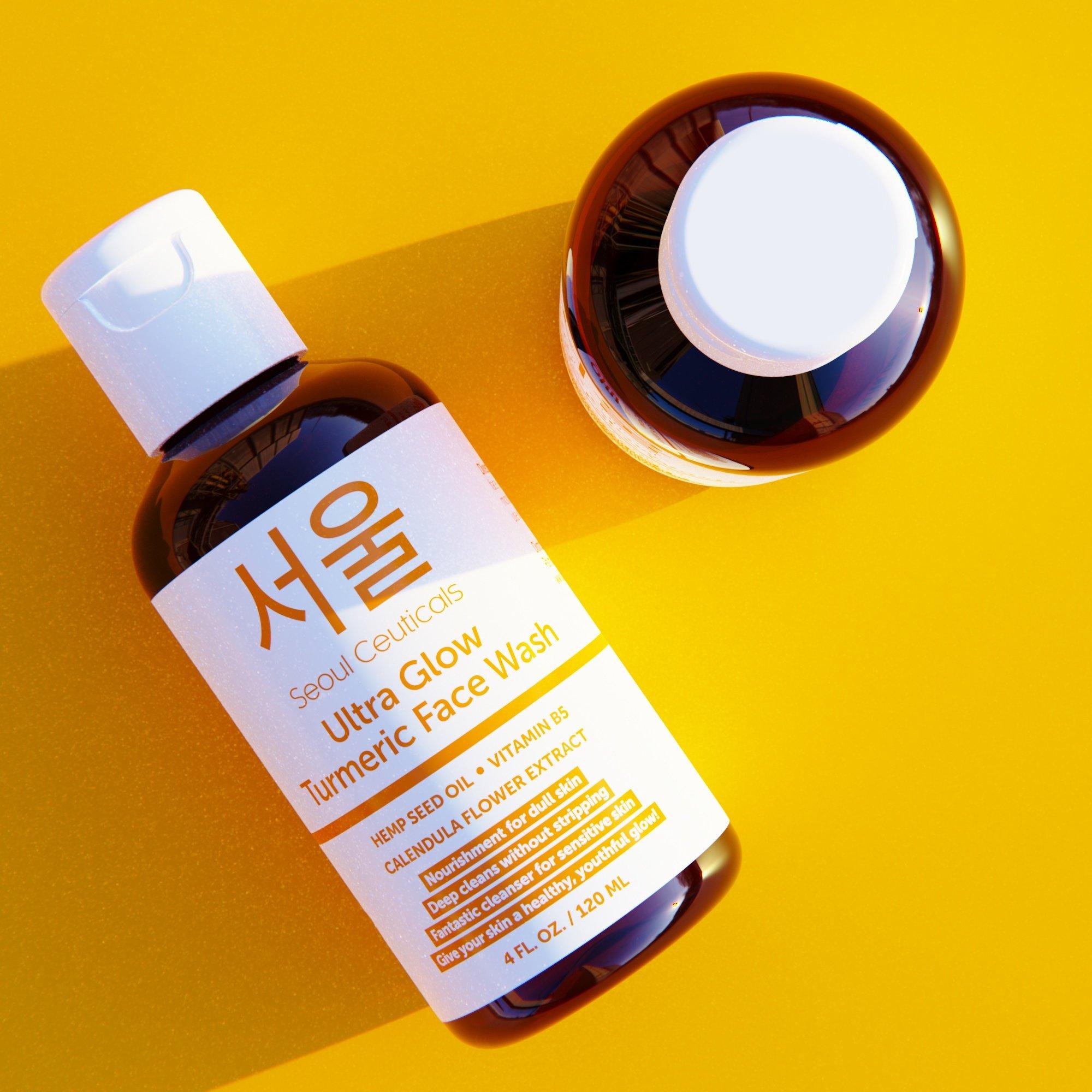 Гель для умывания Seoul Ceuticals Ultra Glow с куркумой — фото 4