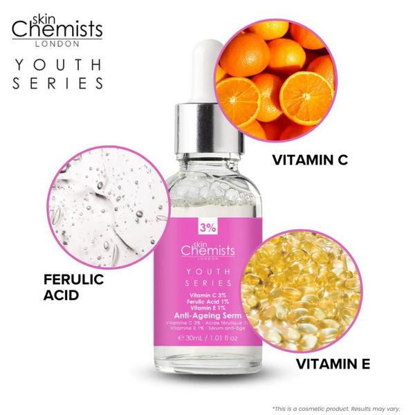skinChemists Youth Series Anti-Aging Serum Combo Pack #4