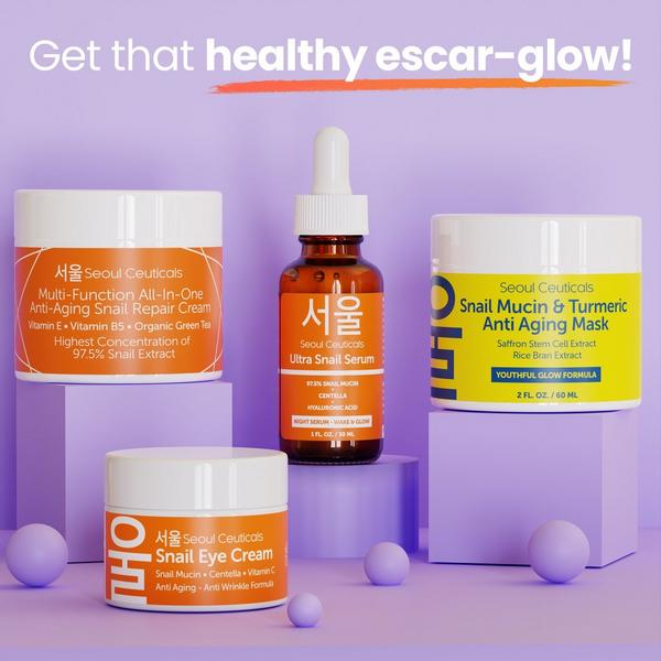 Seoul Ceuticals Korean Skin Care Snail Mucin Glow Kit #2