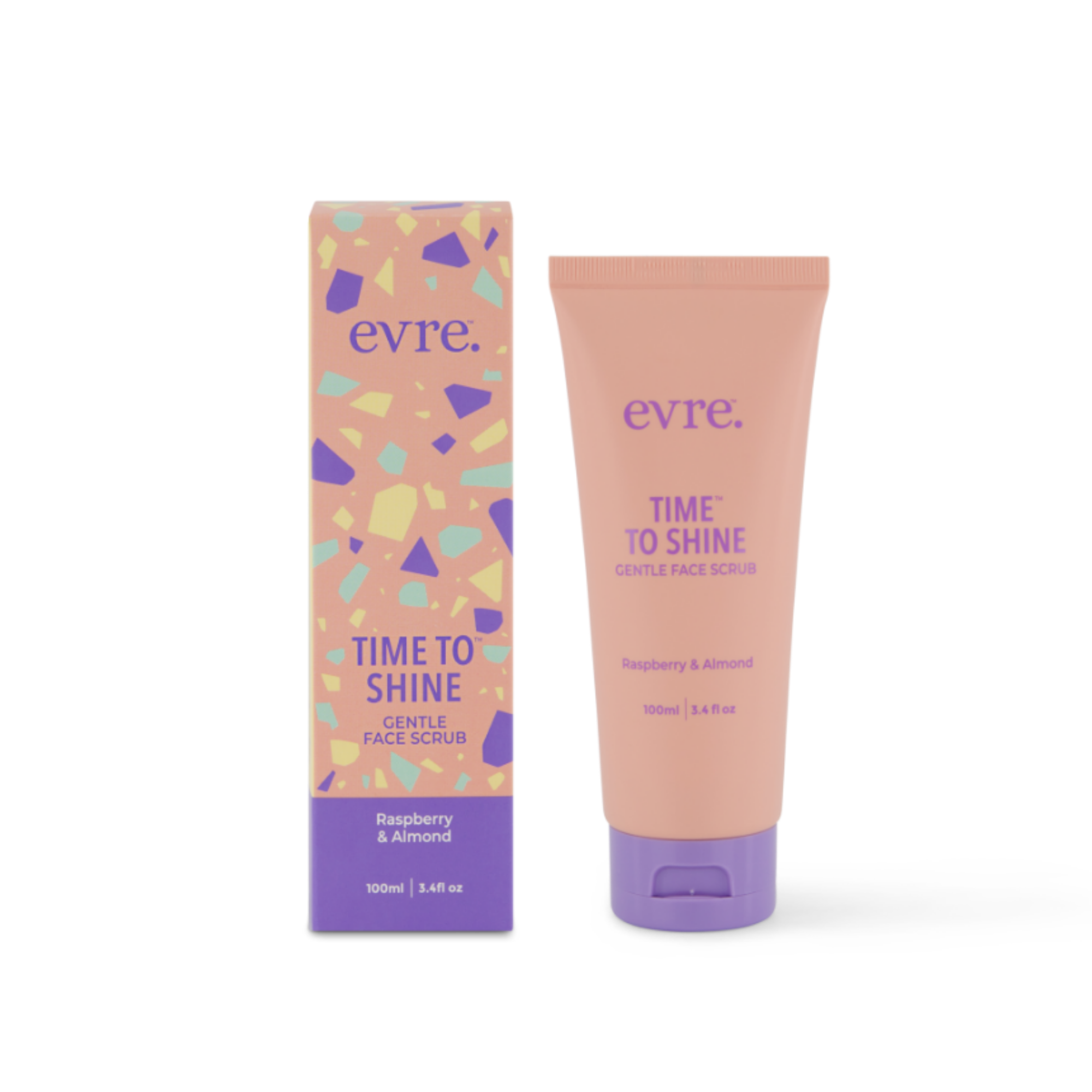 Evre Skincare Time To Shine Raspberry & Almond Scrub for Teens #1